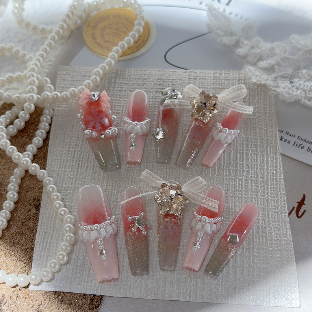 宝石雪の舞踏会（パウダーピンク）