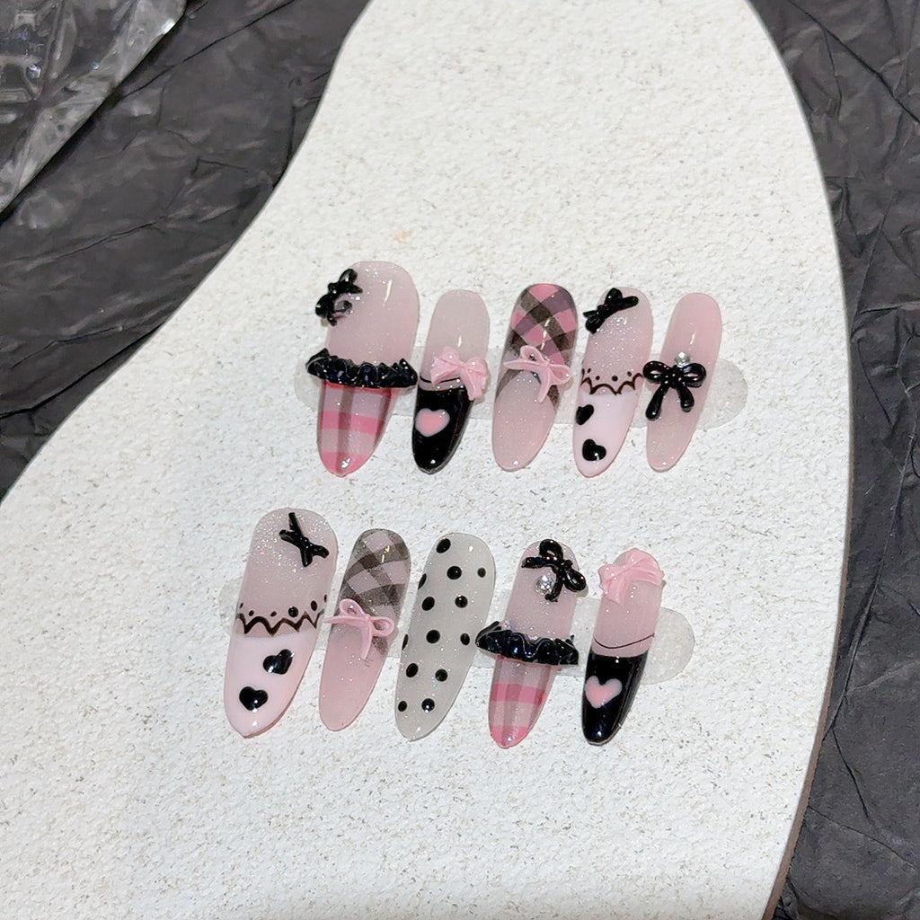 地雷プリンセスチェックリボン