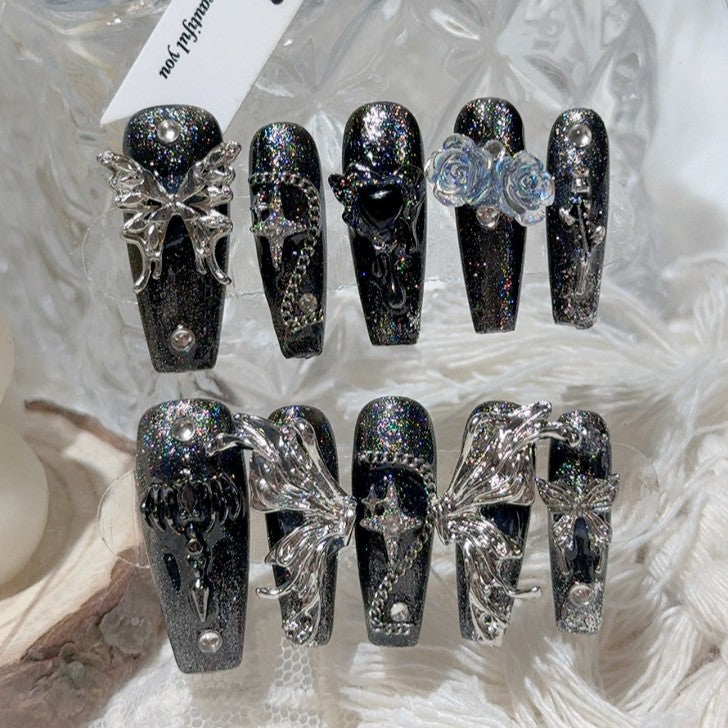 ブラックメタリックバタフライ