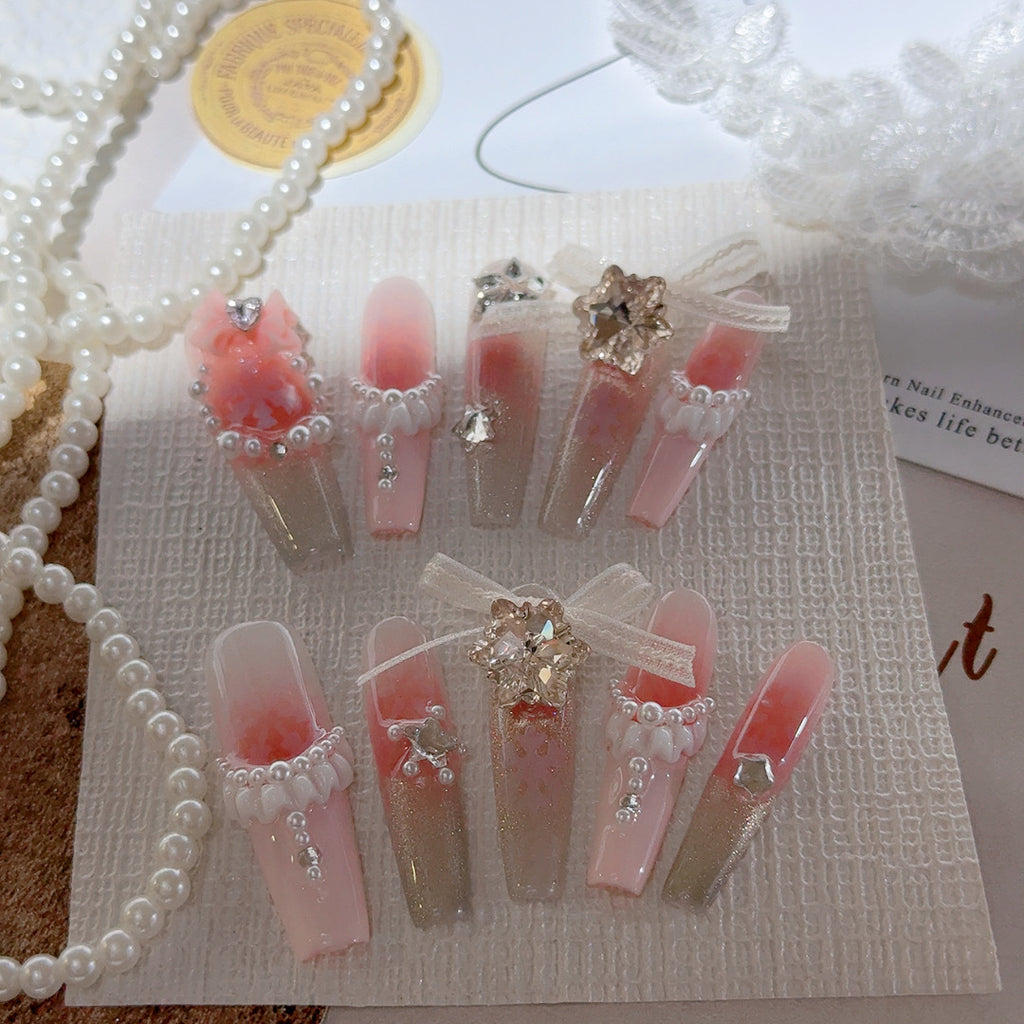 宝石雪の舞踏会（パウダーピンク）