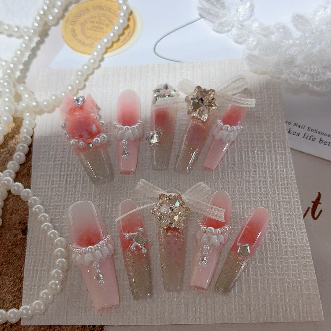 宝石雪の舞踏会（パウダーピンク）