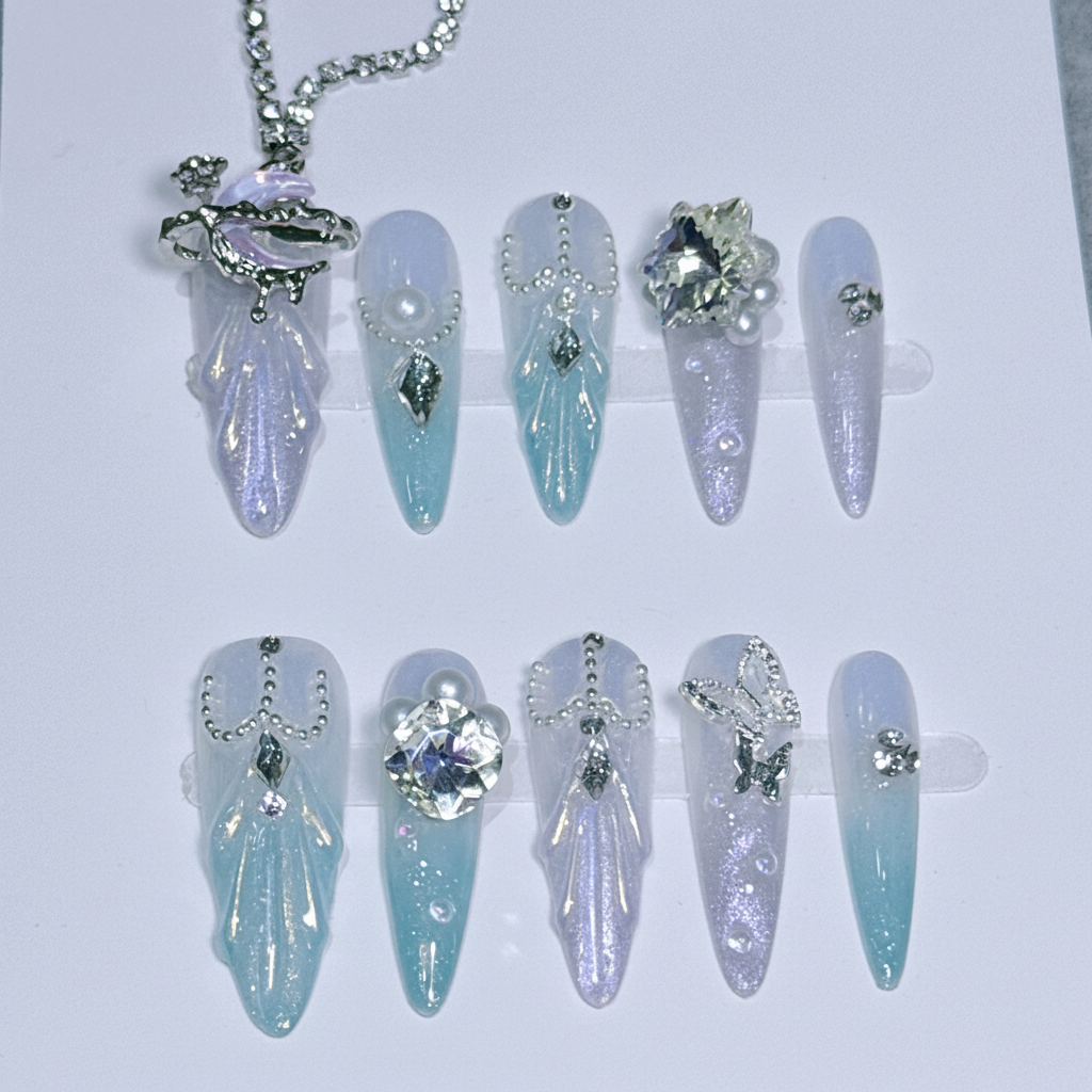 【人魚の鱗】ドリーミーグラデーションチップ