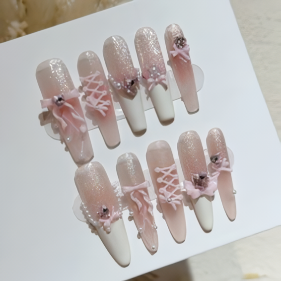 ロマンティック・バレリーナ・ネイル