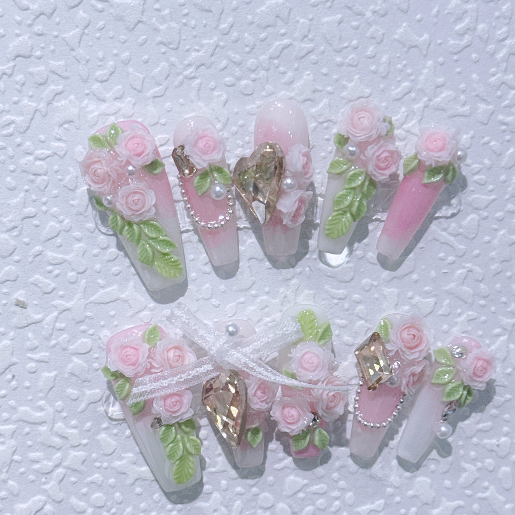 アンティークローズガーリーネイル