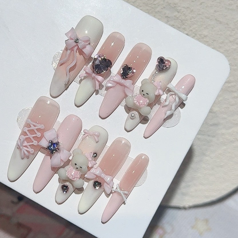 テディベアフリルリボンのツインズコレクション