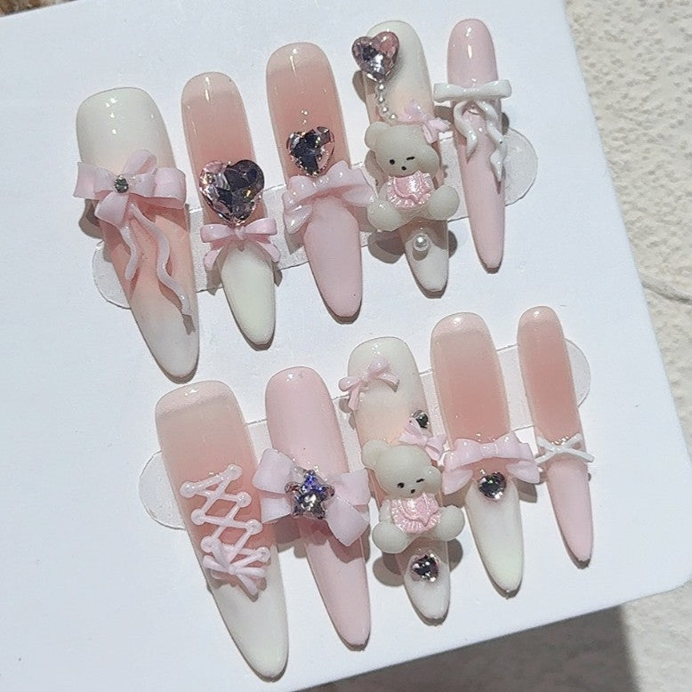 テディベアフリルリボンのツインズコレクション